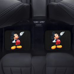 Mickey Mouse Back Car Floor Mats Set Of 2