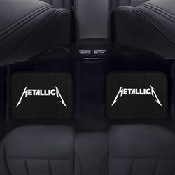 metallica back car floor mats set of 2