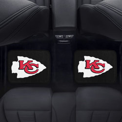 kansas city chiefs back car floor mats set of 2