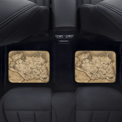 Skyrim World Map Back Car Floor Mats Set Of 2