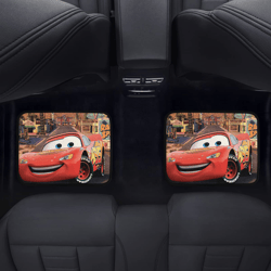 Lightning Mcqueen Cars Back Car Floor Mats Set Of 2