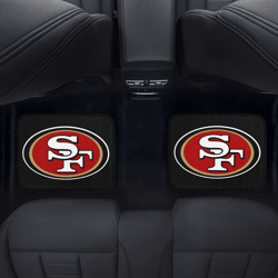 San Francisco 49ers Back Car Floor Mats Set Of 2