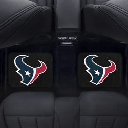 houston texans back car floor mats set of 2