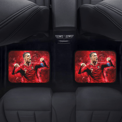 cristiano ronaldo cr7 back car floor mats set of 2