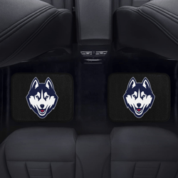 uconn huskies back car floor mats set of 2