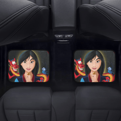 Mulan Back Car Floor Mats Set Of 2