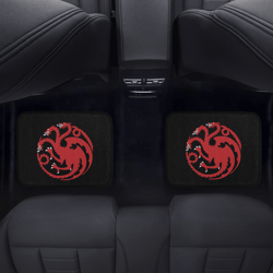 Targaryen Dragon Back Car Floor Mats Set Of 2