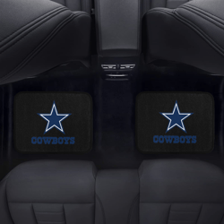 dallas cowboys back car floor mats set of 2