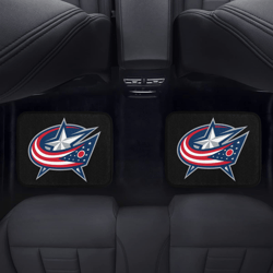 Columbus Blue Jackets Back Car Floor Mats Set Of 2