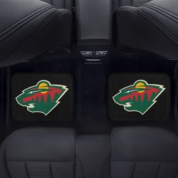 Minnesota Wild Back Car Floor Mats Set Of 2