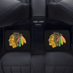 Chicago Blackhawks Back Car Floor Mats Set Of 2