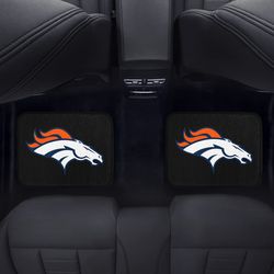 Denver Broncos Back Car Floor Mats Set Of 2