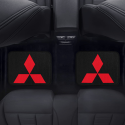 mitsubishi back car floor mats set of 2