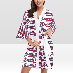 atlanta braves kimono robe