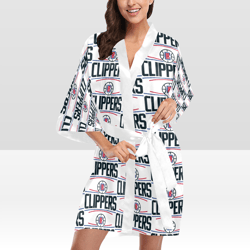 los angeles clippers kimono robe