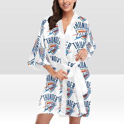 oklahoma city thunder kimono robe