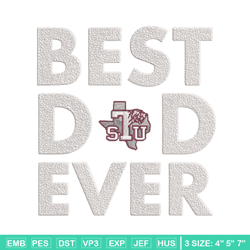 texas southern poster embroidery design, ncaa embroidery,sport embroidery, logo sport embroidery,embroidery design