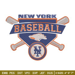 new york mets design embroidery design, ncaa embroidery, embroidery design, logo sport embroidery, sport embroidery