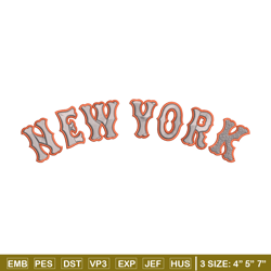 new york mets logo embroidery design, sport embroidery, logo sport embroidery, embroidery design, mlb embroidery