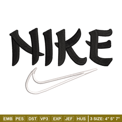 nike black embroidery design, nike embroidery, nike design, embroidery shirt, embroidery file,digital download