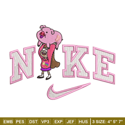 nike girl pig embroidery design, nike embroidery, nike design, embroidery shirt, embroidery file,digital download