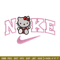 nike kitty embroidery design, kitty embroidery, nike design, embroidery shirt, embroidery file, digital download