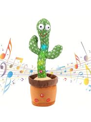 "sunny cactus: baby's babbling buddy – dancing, talking, singing, mimicking, recording fun in 1 playful package!"