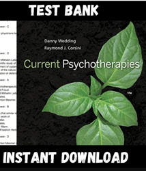 current psychotherapies 11th edition wedding test bank complete pdf