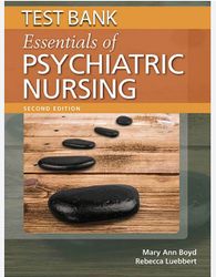 test bank for essentials of psychiatric nursing 2nd by boyd pdf