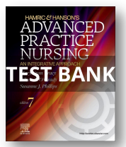 hamric & hanson's advanced practice nursing 7th edition by mary fran tracy test bank