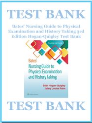 test bank bates' guide to physical examination and history taking 12th edition