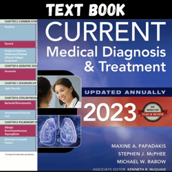 complete current medical diagnosis and treatment 2023 pdf 62nd edition