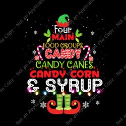 four main food groups elf buddy christmas png, elf christmas png, elf xmas png