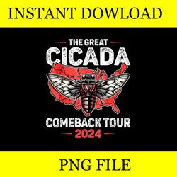 great cicada come back tour 2024 png