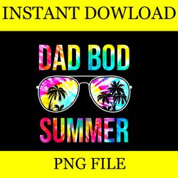 dad bod summer sunglasses tie dye png