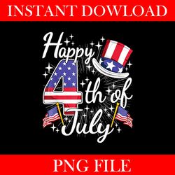 happy 4th of july patriotic american flag usa png