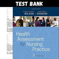 health assessment for nursing practice 7th edition wilson test bank