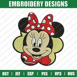 minnie mouse embroidery files, disney embroidery designs, minnie embroidery designs files, instant download