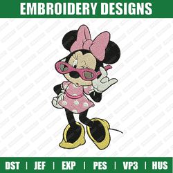 minnie mouse embroidery files, disney embroidery designs, minnie embroidery designs files, instant download