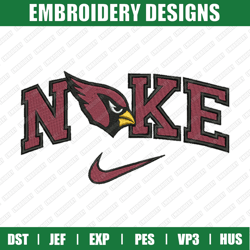 nike x arizona cardinals embroidery files, sport embroidery designs, nike embroidery designs files,  instant download