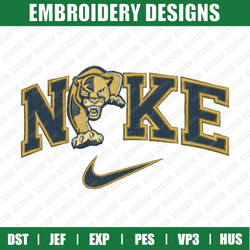 nike fiu panthers embroidery files, sport embroidery designs, nike embroidery designs files,  instant download