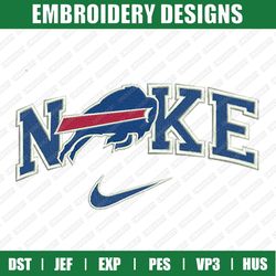 nike buffalo bills embroidery files, sport embroidery designs, nike embroidery designs files, instant download