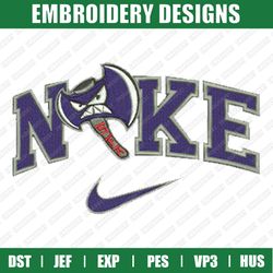 nike stephen f austin lumberjacks embroidery files, sport embroidery designs, nike embroidery designs files, instant dow