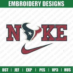 nike x houston texans embroidery files, sport embroidery designs, nike embroidery designs files, instant download