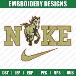 nike cal poly mustangs embroidery files, sport embroidery designs, nike embroidery designs files, instant download