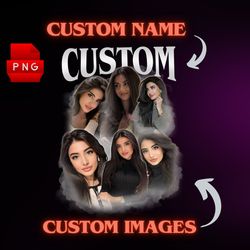 custom bootleg png, custom your own bootleg png, with text and photos, ideal gift for loved ones