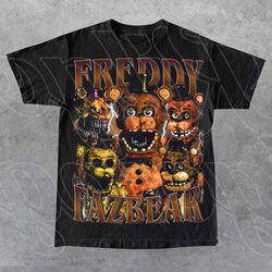 limited freddy fazbear five nights at freddy's vintage gift for woman and man png sublimation