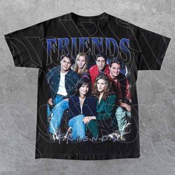 limited friends tv show vintage gift for woman and man png sublimation