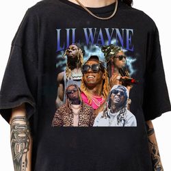 lil wayne vintage washed png,hiphop rnb rapper homage graphic unisex long sleeve, bootleg retro 90's fans hoodie gift