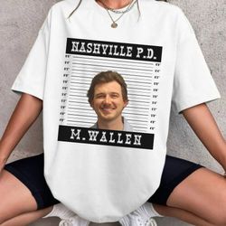 morgan wallen mugshot nashville p.d. png white